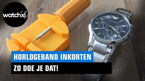 Horlogeband inkorten kun je zelf: Zo verwijder je een schakel!